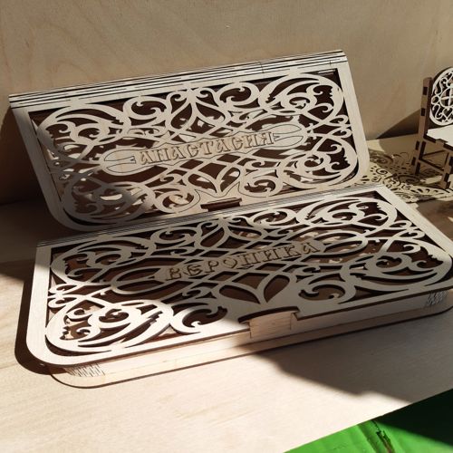 طرح جعبه پول تزئینی برای برش لیزری - decorative money box for laser cut ve - برای دستگاه CNC چوب و لیزر (سی ان سی)