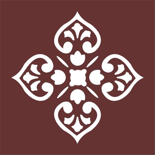 طرح نقوش تزئینی مربع‌ها برای برش لیزری - decorative motifs of squares for laser cut ve - برای دستگاه CNC چوب و لیزر (سی ان سی)