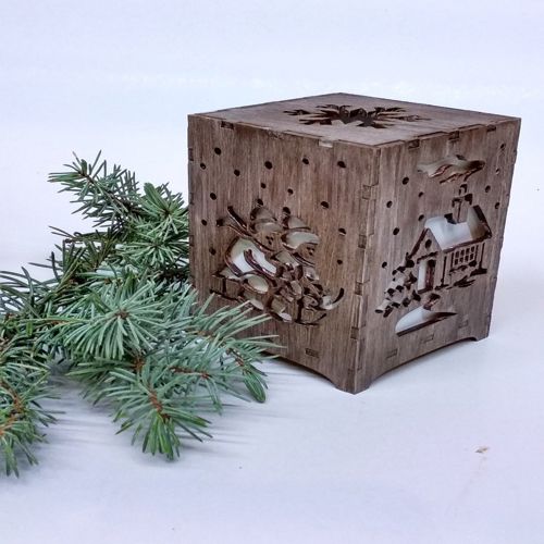 طرح چراغ خواب تزئینی مخصوص برش لیزری - decorative night light for laser cut ve - برای دستگاه CNC چوب و لیزر (سی ان سی)
