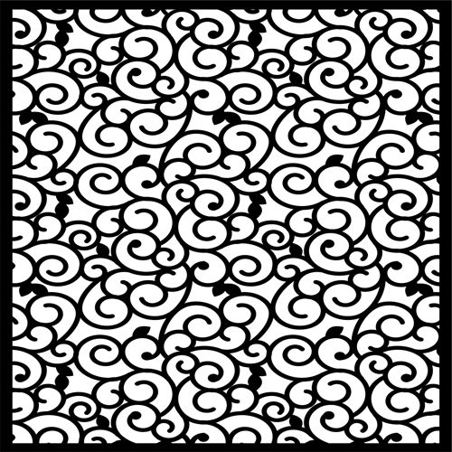 طرح decorative-privacy-partition-indoor-panel-room-divider-floral-lattice-stencil