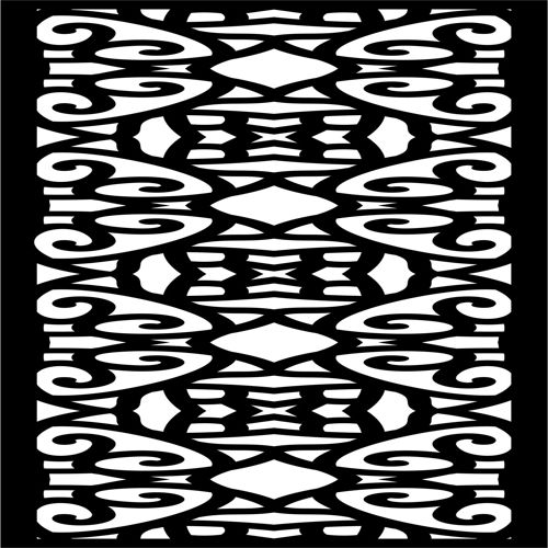 طرح decorative-privacy-partition-indoor-panels-floral-lattice-stencil-room-divider-patterns