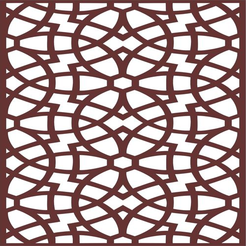 طرح decorative-privacy-partition-indoor-panels-room-divider-seamless-pattern-for-laser-cutting