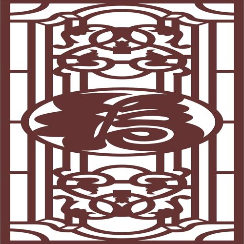 طرح decorative-privacy-partition-indoor-panels-screen-room-divider-seamless-design-for-laser-cutiing-ve