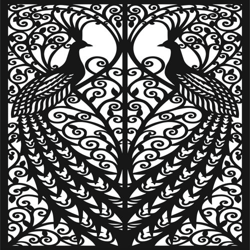طرح decorative-privacy-partition-peacock-panel-room-divider-lattice-for-laser-cut-ve