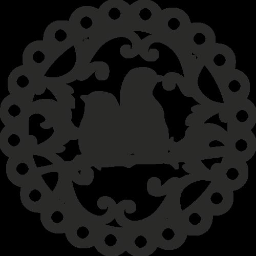 طرح تزئینی گرد مشبک 00 - decorative round grille 001 - برای دستگاه CNC چوب و لیزر (سی ان سی)