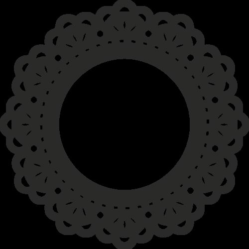 طرح تزئینی گرد مشبک 00 - decorative round grille 005 - برای دستگاه CNC چوب و لیزر (سی ان سی)