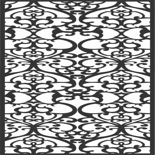 طرح الگوهای صفحه نمایش تزئینی برای برش لیزری - decorative screen patterns for laser cutting 1 - برای دستگاه CNC چوب و لیزر (سی ان سی)