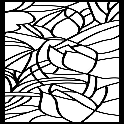 طرح الگوهای صفحه نمایش تزئینی برای برش لیزری - decorative screen patterns for laser cutting 5 - برای دستگاه CNC چوب و لیزر (سی ان سی)