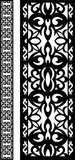 طرح الگوهای صفحه نمایش تزئینی برای برش لیزری 6 - decorative screen patterns for laser cutting 6 - برای دستگاه CNC چوب و لیزر (سی ان سی)