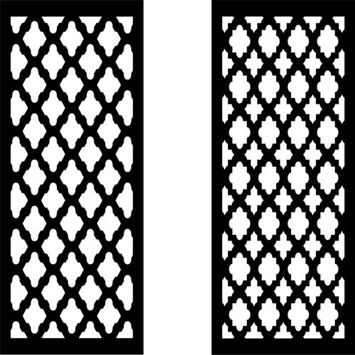 طرح الگوهای صفحه نمایش تزئینی برای برش لیزری - decorative screen patterns for laser cutting 15 - برای دستگاه CNC چوب و لیزر (سی ان سی)