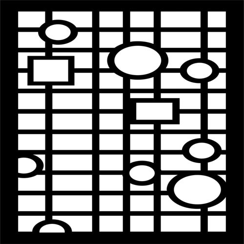 طرح الگوهای صفحه نمایش تزئینی برای برش لیزری - decorative screen patterns for laser cutting 16 - برای دستگاه CNC چوب و لیزر (سی ان سی)