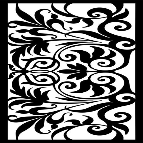طرح الگوهای صفحه نمایش تزئینی برای برش لیزری 3 - decorative screen patterns for laser cutting 32 - برای دستگاه CNC چوب و لیزر (سی ان سی)