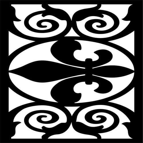 طرح الگوهای صفحه نمایش تزئینی برای برش لیزری - decorative screen patterns for laser cutting 38 - برای دستگاه CNC چوب و لیزر (سی ان سی)