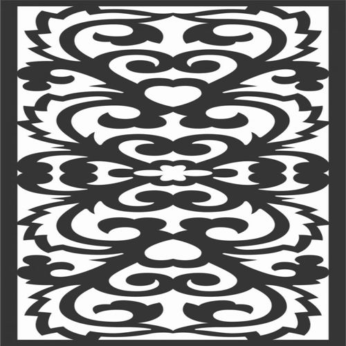 طرح الگوهای صفحه نمایش تزئینی برای برش لیزری - decorative screen patterns for laser cutting 46 - برای دستگاه CNC چوب و لیزر (سی ان سی)