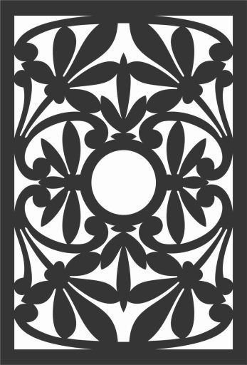طرح الگوهای صفحه نمایش تزئینی برای برش لیزری - decorative screen patterns for laser cutting 47 - برای دستگاه CNC چوب و لیزر (سی ان سی)