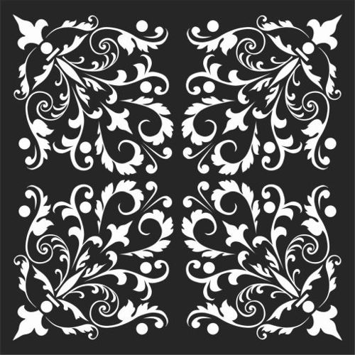 طرح الگوهای صفحه نمایش تزئینی برای برش لیزری 0 - decorative screen patterns for laser cutting 50 - برای دستگاه CNC چوب و لیزر (سی ان سی)