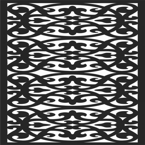 طرح الگوهای صفحه نمایش تزئینی برای برش لیزری - decorative screen patterns for laser cutting 57 - برای دستگاه CNC چوب و لیزر (سی ان سی)