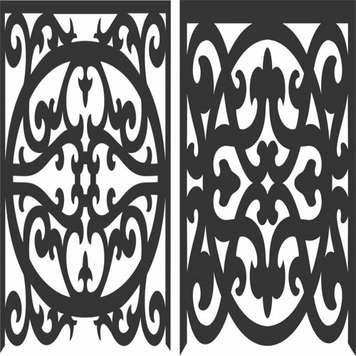 طرح الگوهای صفحه نمایش تزئینی برای برش لیزری - decorative screen patterns for laser cutting 58 - برای دستگاه CNC چوب و لیزر (سی ان سی)
