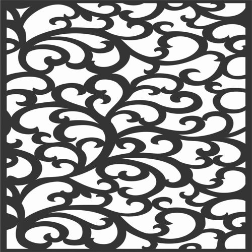 طرح الگوهای صفحه نمایش تزئینی برای برش لیزری - decorative screen patterns for laser cutting 66 - برای دستگاه CNC چوب و لیزر (سی ان سی)