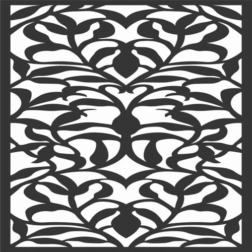 طرح الگوهای صفحه نمایش تزئینی برای برش لیزری 70 - decorative screen patterns for laser cutting 70 - برای دستگاه CNC چوب و لیزر (سی ان سی)