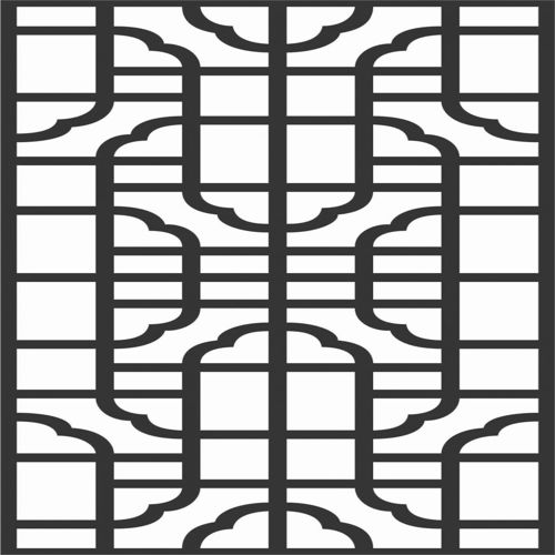 طرح الگوهای صفحه نمایش تزئینی برای برش لیزری - decorative screen patterns for laser cutting 77 - برای دستگاه CNC چوب و لیزر (سی ان سی)