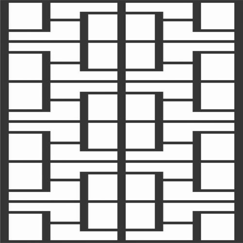 طرح الگوهای صفحه نمایش تزئینی برای برش لیزری - decorative screen patterns for laser cutting 79 - برای دستگاه CNC چوب و لیزر (سی ان سی)