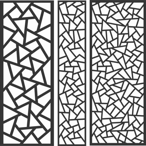 طرح الگوهای صفحه نمایش تزئینی برای برش لیزری 80 - decorative screen patterns for laser cutting 80 - برای دستگاه CNC چوب و لیزر (سی ان سی)