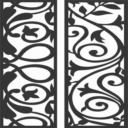 طرح الگوهای صفحه نمایش تزئینی برای برش لیزری - decorative screen patterns for laser cutting 88 - برای دستگاه CNC چوب و لیزر (سی ان سی)