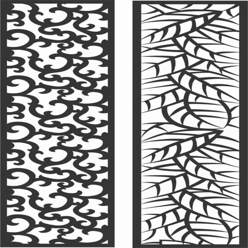 طرح الگوهای صفحه نمایش تزئینی برای برش لیزری - decorative screen patterns for laser cutting 90 - برای دستگاه CNC چوب و لیزر (سی ان سی)