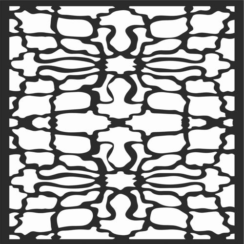 طرح الگوهای صفحه نمایش تزئینی برای برش لیزری - decorative screen patterns for laser cutting 94 - برای دستگاه CNC چوب و لیزر (سی ان سی)