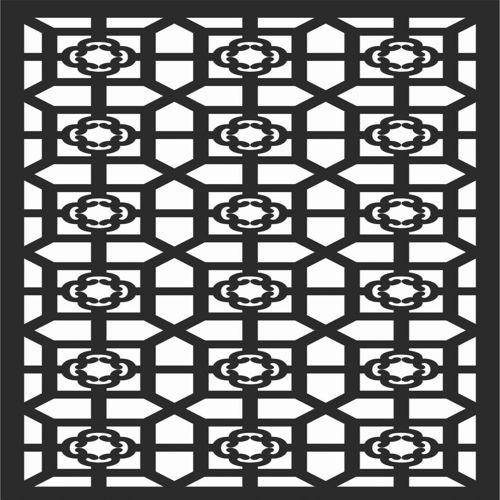 طرح الگوهای صفحه نمایش تزئینی برای برش لیزری - decorative screen patterns for laser cutting 95 - برای دستگاه CNC چوب و لیزر (سی ان سی)