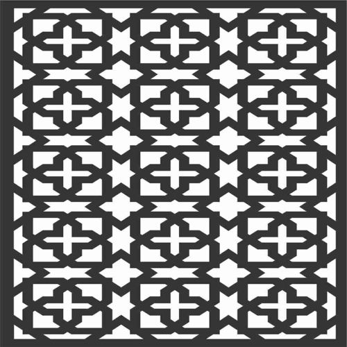 طرح الگوهای صفحه نمایش تزئینی برای برش لیزری 97 - decorative screen patterns for laser cutting 97 - برای دستگاه CNC چوب و لیزر (سی ان سی)