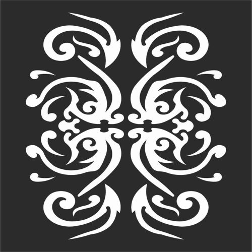 طرح الگوهای صفحه نمایش تزئینی برای برش لیزری - decorative screen patterns for laser cutting 107 - برای دستگاه CNC چوب و لیزر (سی ان سی)