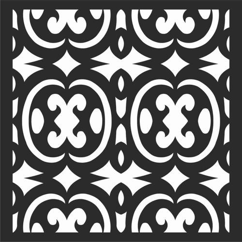 طرح الگوهای صفحه نمایش تزئینی برای برش لیزری - decorative screen patterns for laser cutting 112 - برای دستگاه CNC چوب و لیزر (سی ان سی)