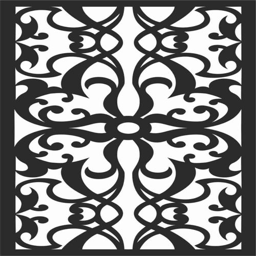 طرح الگوهای صفحه نمایش تزئینی برای برش لیزری - decorative screen patterns for laser cutting 116 - برای دستگاه CNC چوب و لیزر (سی ان سی)