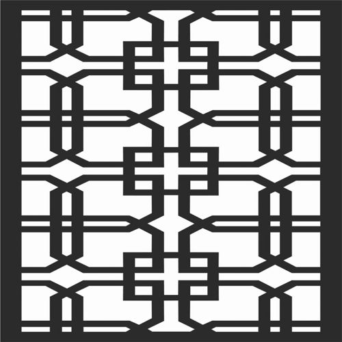 طرح الگوهای صفحه نمایش تزئینی برای برش لیزری - decorative screen patterns for laser cutting 125 - برای دستگاه CNC چوب و لیزر (سی ان سی)