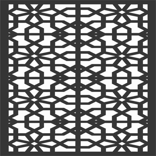 طرح الگوهای صفحه نمایش تزئینی برای برش لیزری - decorative screen patterns for laser cutting 179 - برای دستگاه CNC چوب و لیزر (سی ان سی)