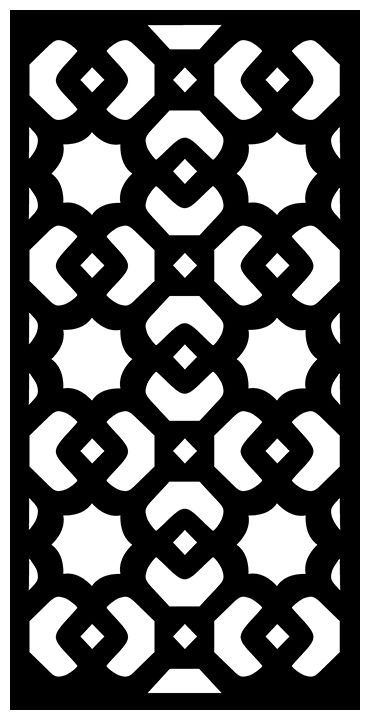 طرح الگوهای صفحه نمایش تزئینی برای برش لیزری - decorative screen patterns for laser cutting 1912 - برای دستگاه CNC چوب و لیزر (سی ان سی)