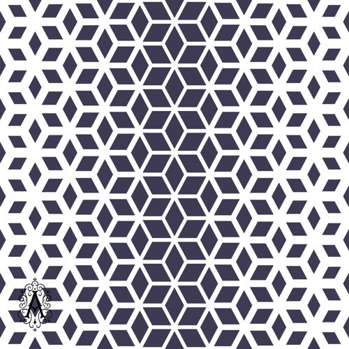 طرح الگوی هندسی پس‌زمینه تزئینی درز - decorative seamless geometric pattern background - برای دستگاه CNC چوب و لیزر (سی ان سی)