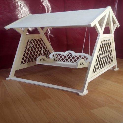 طرح تاب تزئینی تاب - decorative swing - برای دستگاه CNC چوب و لیزر (سی ان سی)