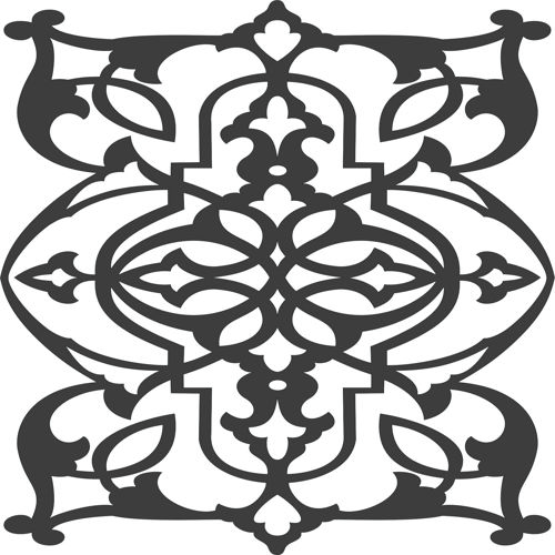 طرح دکور اسکرین درز طراحی برای برش لیزری - decor screen seamless design for laser cut ve - برای دستگاه CNC چوب و لیزر (سی ان سی)