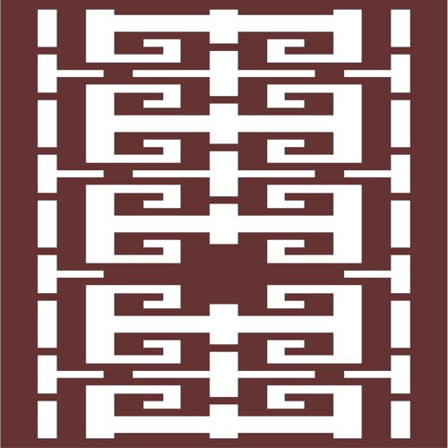 طرح دکور درز گل صفحه پنل برای برش لیزری - decor seamless floral screen panel for laser cutting - برای دستگاه CNC چوب و لیزر (سی ان سی)