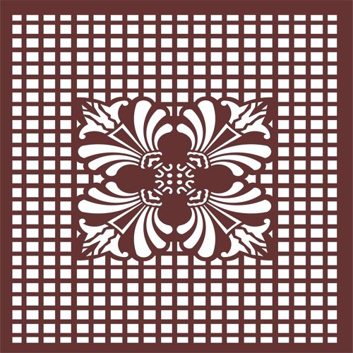 طرح دکور درز صفحه طراحی cnc لیزر برش - decor seamless screen design cnc laser cutting - برای دستگاه CNC چوب و لیزر (سی ان سی)