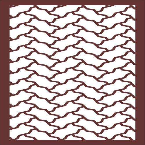 طرح دکور جداکننده یکپارچه گلدار صفحه پنل برای برش لیزر - decor seamless separator floral screen panel for laser cutiing ve - برای دستگاه CNC چوب و لیزر (سی ان سی)