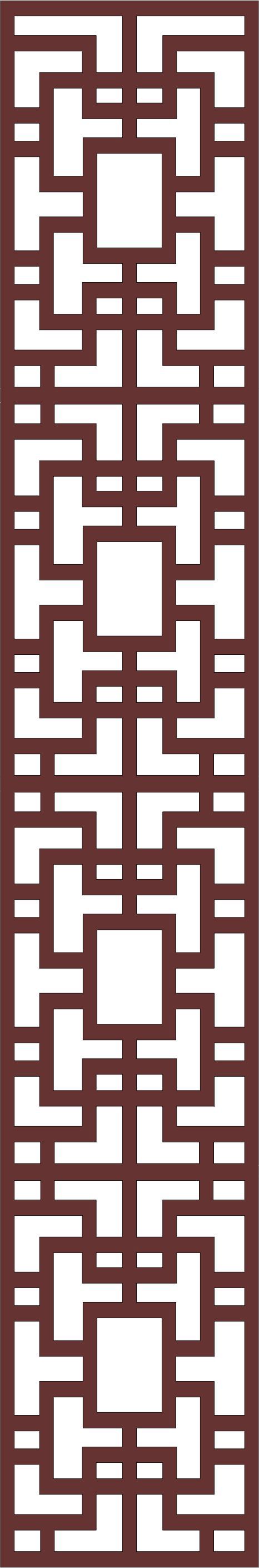 طرح دکور درز صفحه جداکننده طراحی برای برش لیزری - decor seamless separator screen design for laser cut ve - برای دستگاه CNC چوب و لیزر (سی ان سی)