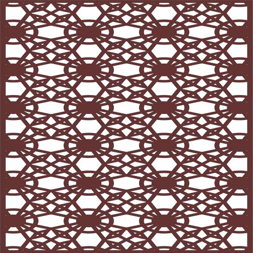 طرح صفحه نمایش جداکننده درز دکور برای برش لیزری - decor seamless separator screen for laser cutting - برای دستگاه CNC چوب و لیزر (سی ان سی)