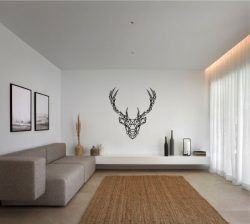 طرح گوزن برای برش لیزری پلاسما - deer for laser cut plasma ve - برای دستگاه CNC چوب و لیزر (سی ان سی)