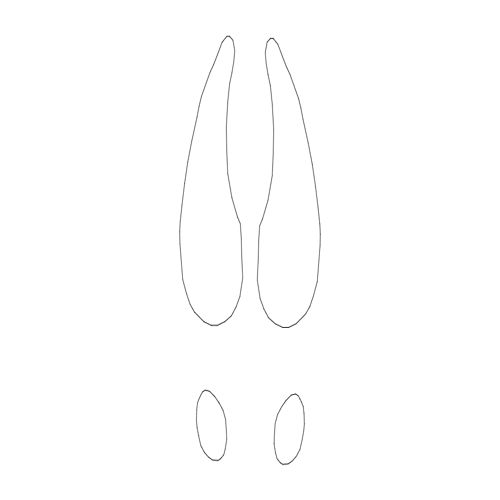 طرح ردپای گوزن - deer tracks footprint - برای دستگاه CNC چوب و لیزر (سی ان سی)