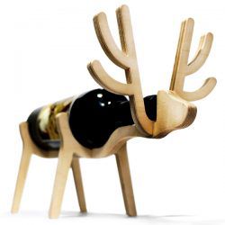 طرح قفسه نوشابه آهو برای برش لیزر cnc - deer wine rack for laser cut cnc - برای دستگاه CNC چوب و لیزر (سی ان سی)