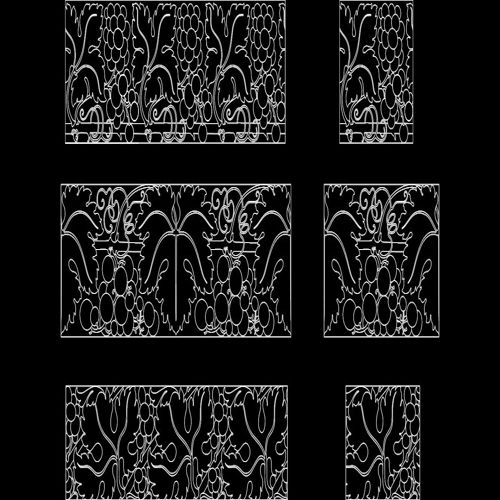 طرح طراحی 08 - design 0811 - برای دستگاه CNC چوب و لیزر (سی ان سی)